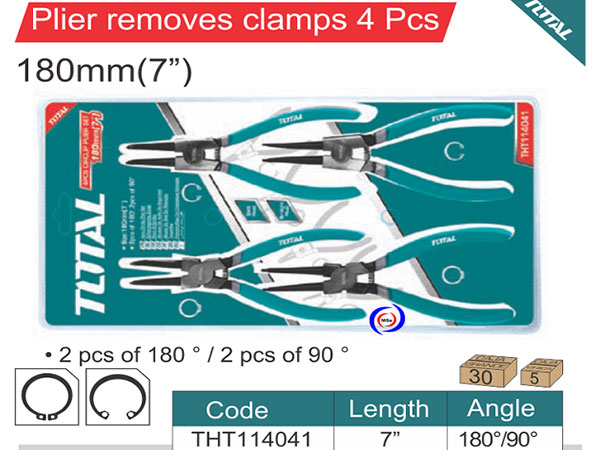Bộ 4 Kềm Mở Phe - Total THT114041