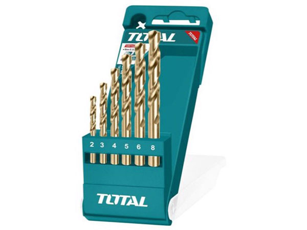 Bộ 6 Mũi Khoan Kim Loại HSS - Total TACSD0605